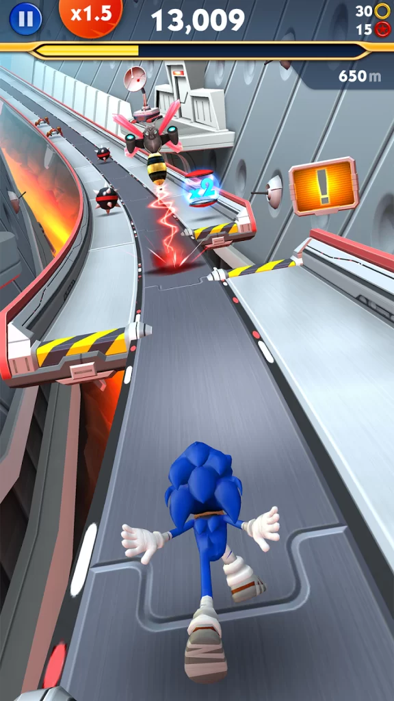 Sonic Dash hile apk oyun indir